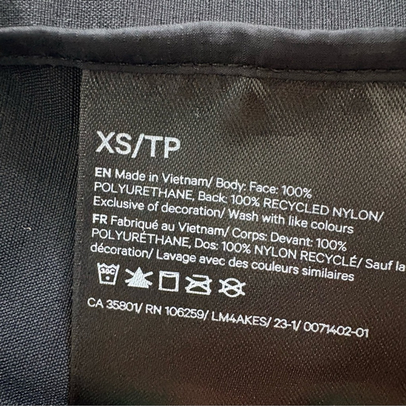 Lululemon Lab | Metallic Foil Hooded Jacket | Relaxed Fit | Sz XS | Silver | EUC - Picture 8 of 8